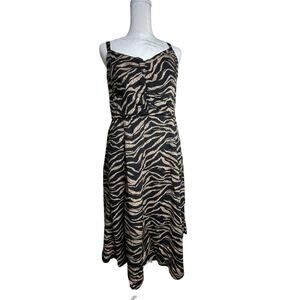 Stylish Tiger Print Dress